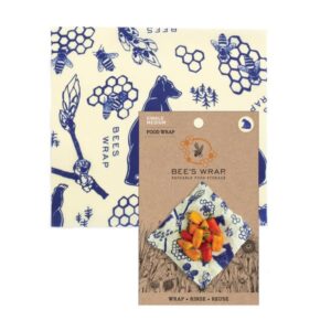 Medium Bees and Bears food wrap bijenwasdoek