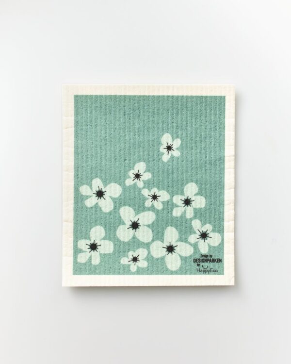 Swedish Dishcloth met bloemenmotief