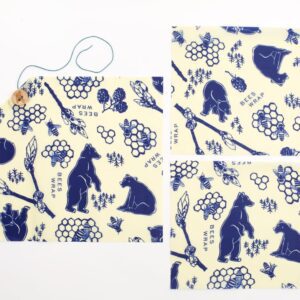 Bee's wrap® set van 3 bijenwasdoeken
