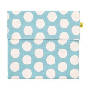 Fluf Flip Snack Sack – Stippen wit/blauw