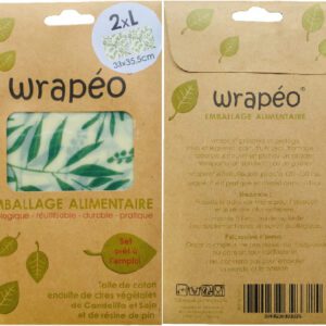 Wrapeo 2 grote plantenwasdoeken