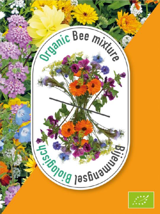 Bloemetjes en bijtjes brengen gezelligheid in de tuin 6 Bloemzaadjes bijenmengsel