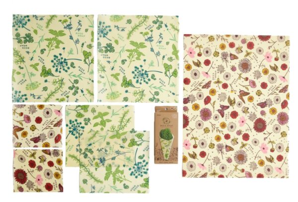 Vegan Bee's wrap 7-pack