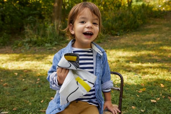 Campinglife 2: fruit- en groente zakjes 5 Flip Snack Sack Happy Bread Black in action