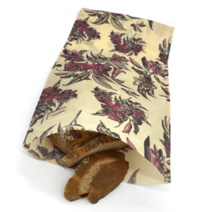 beeskin beeswax bag - l 25x45cm victorian flower