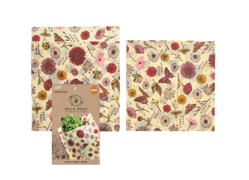 Boterhamzakjes en wraps duurzaam & kleurrijk 2 boterhamzakjes