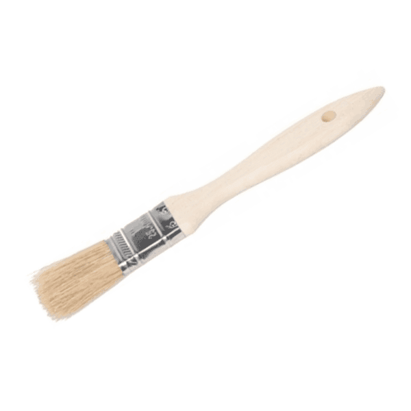 bakkwastje met houten steel