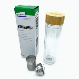 Beeskin duurzame theefles – jouw plasticvrije theemoment voor onderweg