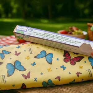 Bijenwasdoek met vlinders