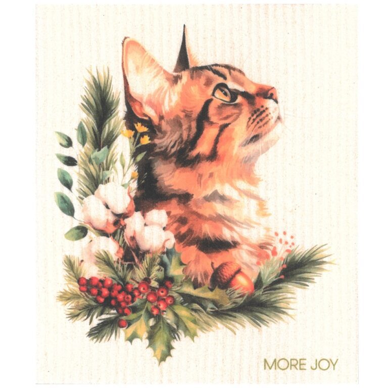 Vintage Christmas Cat 81013