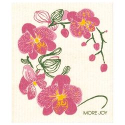 vaatdoek met orchidee