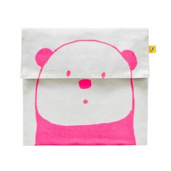 [SS-PND PNK-08] Flip Snack Sack Panda-Pink