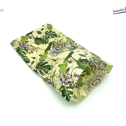 beeskin beeswax bag - l 25x45cm passiebloem